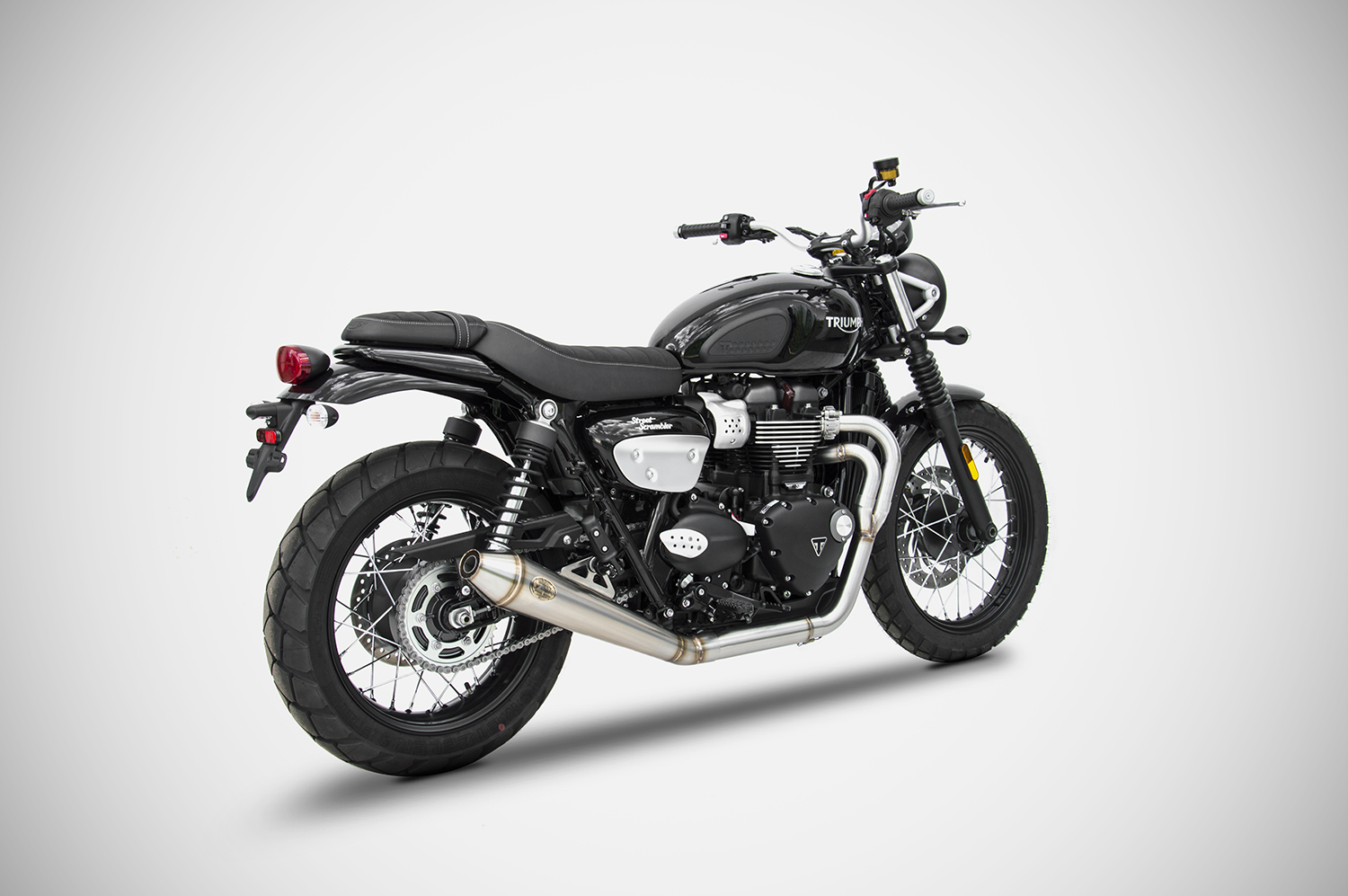 ZARD Low Conical Full Exhaust for Triumph Street Scrambler